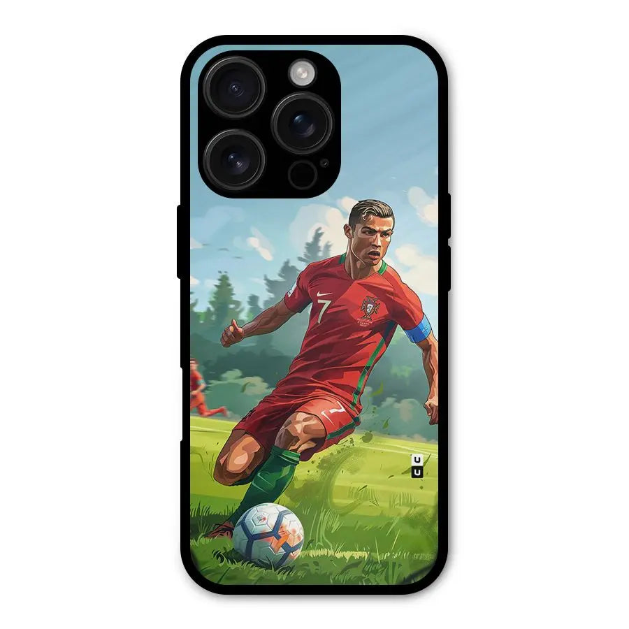 Soccer Star Playing Shockproof Hybrid Protection (Metal + TPU) Back Case Cover CoversCart