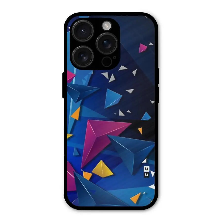 Space Colored Triangles Shockproof Hybrid Protection (Metal + TPU) Back Case Cover CoversCart