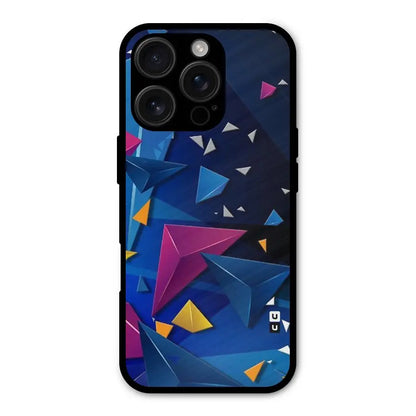 Space Colored Triangles Shockproof Hybrid Protection (Metal + TPU) Back Case Cover CoversCart