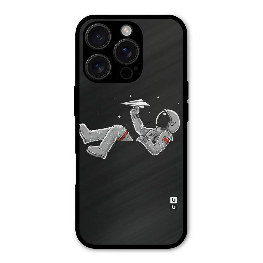 Spaceman Flying Shockproof Hybrid Protection (Metal + TPU) Back Case Cover CoversCart