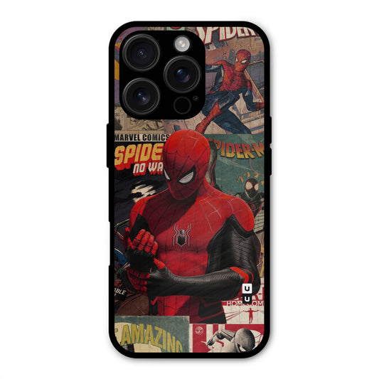 Spider Man Comic Legacy Shockproof Hybrid Protection (Metal + TPU) Back Case Cover