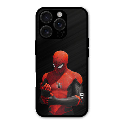 Spider Man Suit Up Shockproof Hybrid Protection (Metal + TPU) Back Case Cover