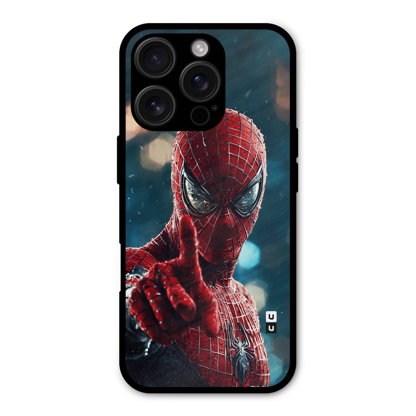 Spider Man Target Lock Shockproof Hybrid Protection (Metal + TPU) Back Case Cover