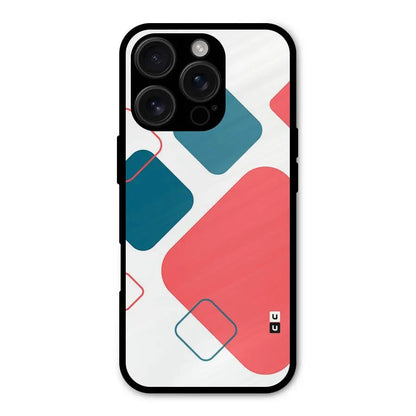 Square Pattern Beautiful Abstract Shockproof Hybrid Protection (Metal + TPU) Back Case Cover CoversCart