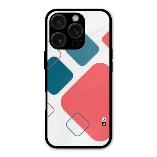 Square Pattern Beautiful Abstract Shockproof Hybrid Protection (Metal + TPU) Back Case Cover CoversCart