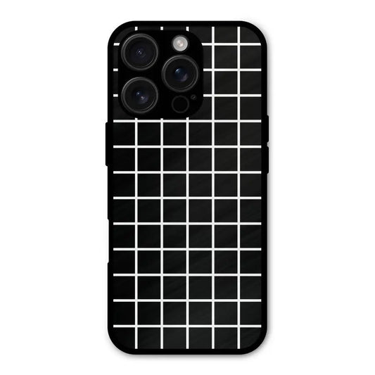 Square Puzzle Shockproof Hybrid Protection (Metal + TPU) Back Case Cover CoversCart
