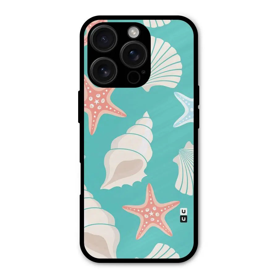 Starfish Sea Shell Shockproof Hybrid Protection (Metal + TPU) Back Case Cover CoversCart
