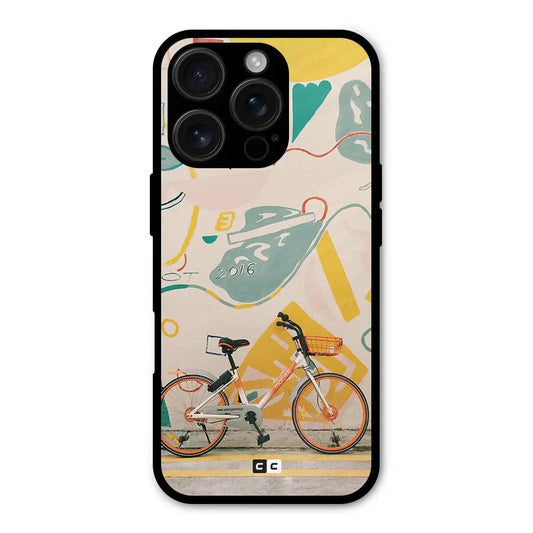 Street Art Bicycle Shockproof Hybrid Protection (Metal + TPU) Back Case Cover CoversCart