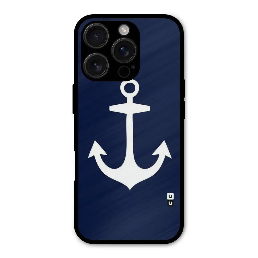 Stylish Anchor Design Shockproof Hybrid Protection (Metal + TPU) Back Case Cover CoversCart