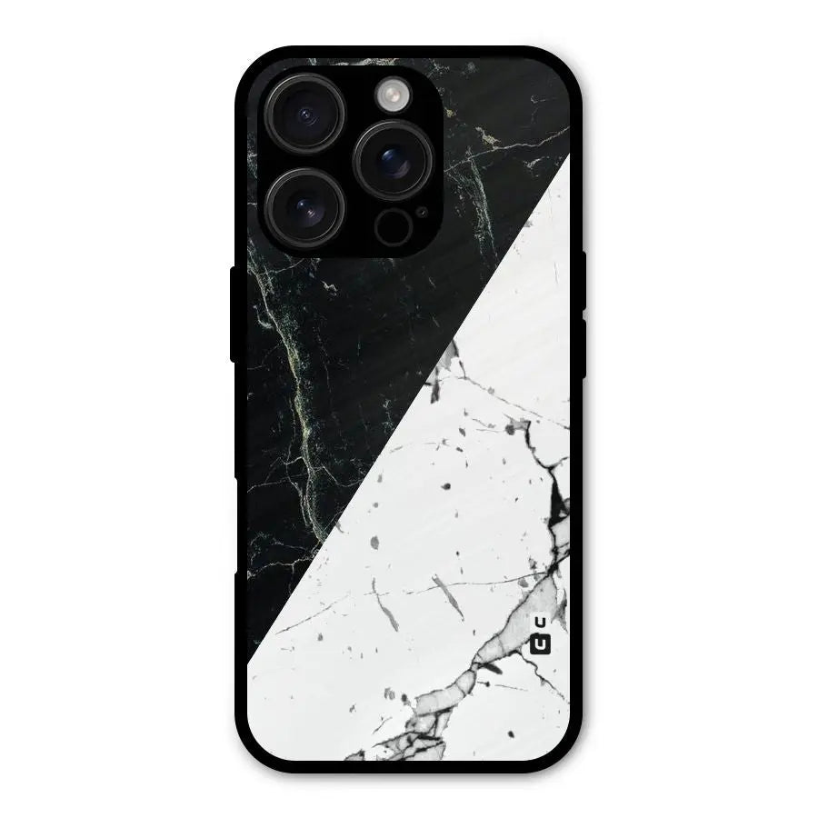 Stylish Diagonal Marble Shockproof Hybrid Protection (Metal + TPU) Back Case Cover CoversCart