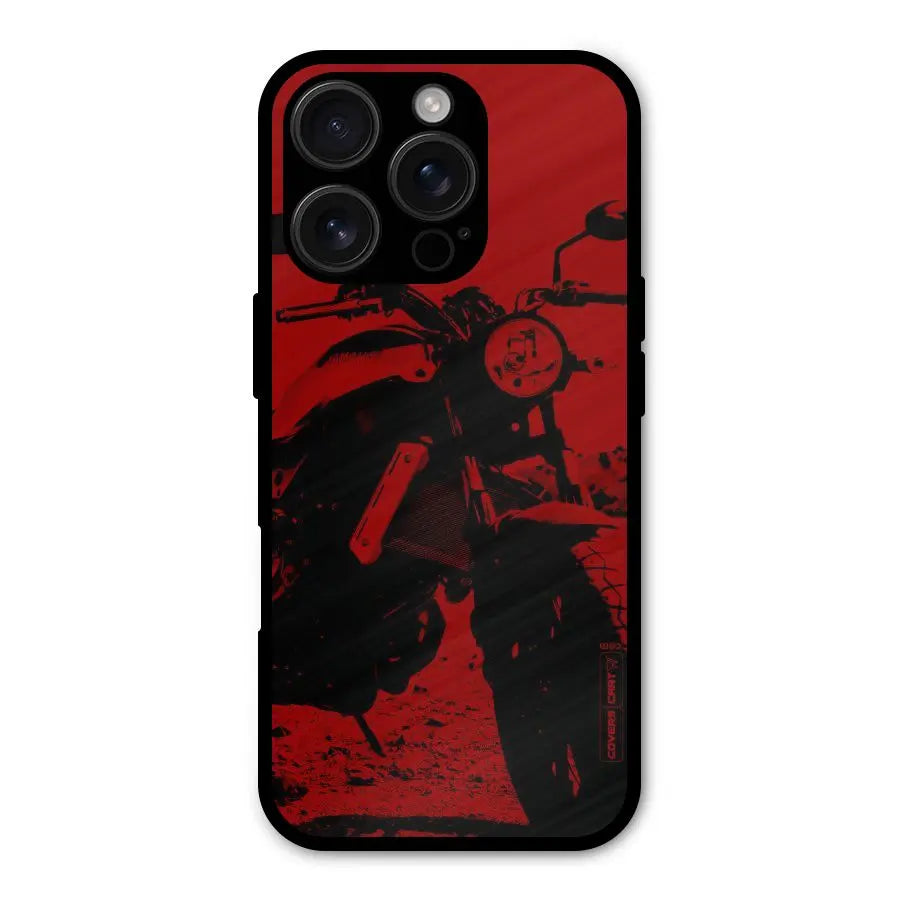 Stylish Ride Red Shockproof Hybrid Protection (Metal + TPU) Back Case Cover CoversCart