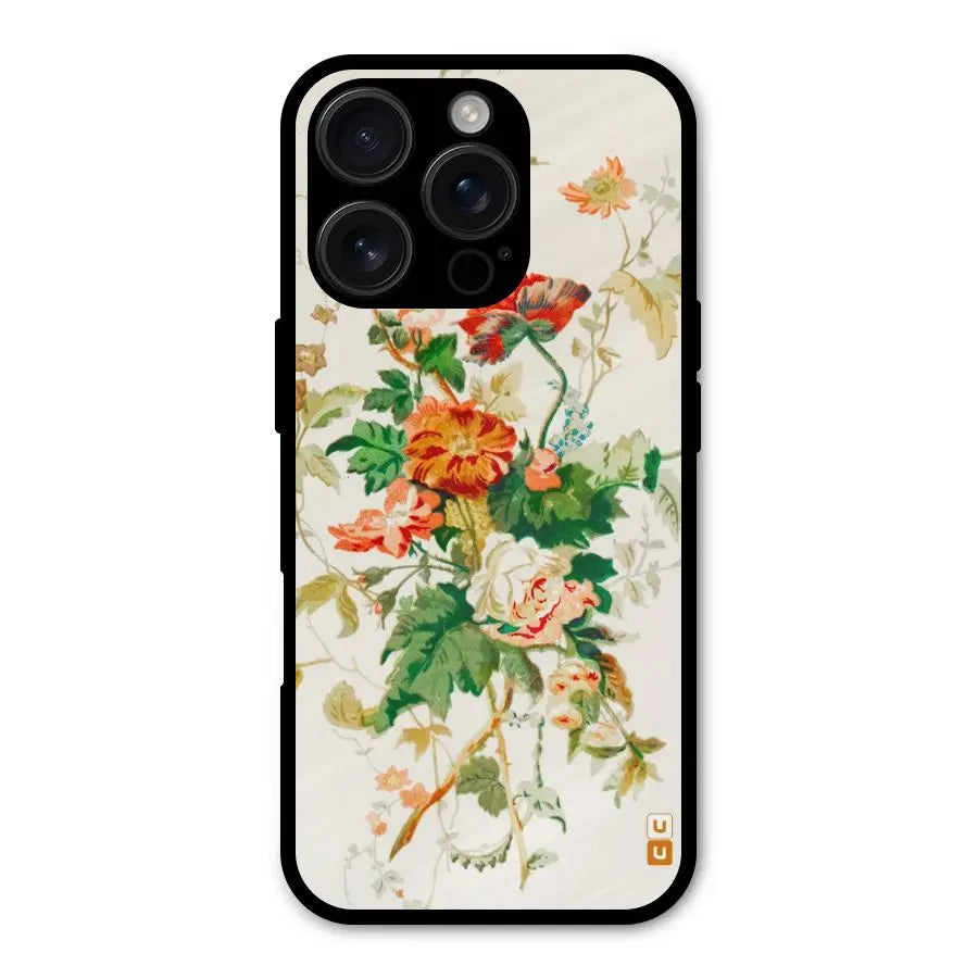 Summer Floral Shockproof Hybrid Protection (Metal + TPU) Back Case Cover CoversCart