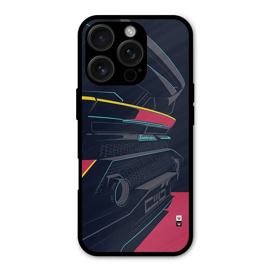 Super Car Parked Shockproof Hybrid Protection (Metal + TPU) Back Case Cover CoversCart