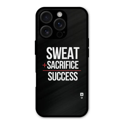 Sweat Sacrifice Success Shockproof Hybrid Protection (Metal + TPU) Back Case Cover CoversCart