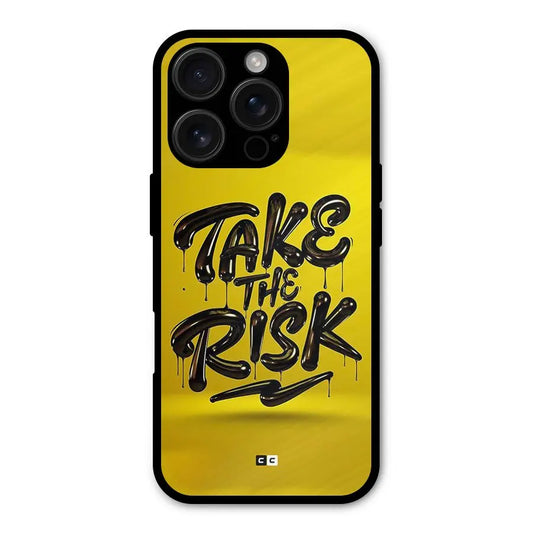 Take The Risk Shockproof Hybrid Protection (Metal + TPU) Back Case Cover CoversCart