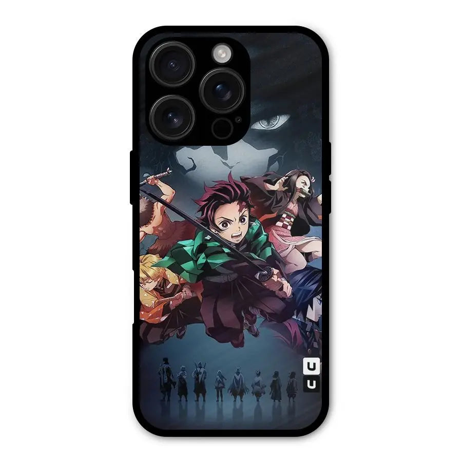 Team Demon Slayer Shockproof Hybrid Protection (Metal + TPU) Back Case Cover CoversCart