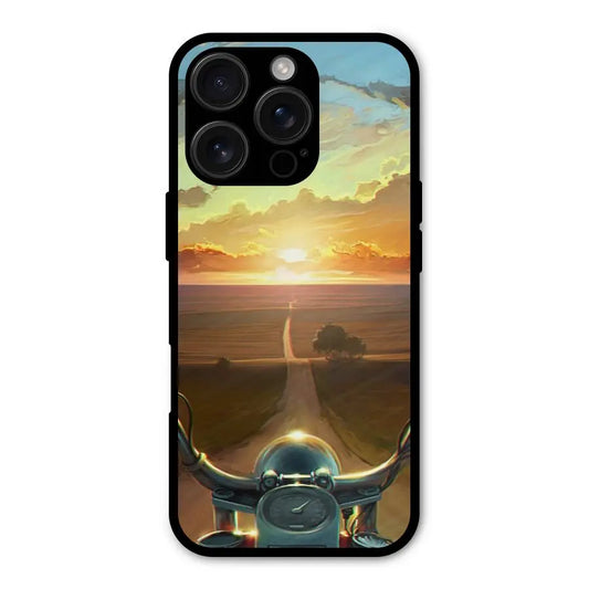 The Long Ride Shockproof Hybrid Protection (Metal + TPU) Back Case Cover CoversCart