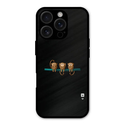 Three Cute Monkeys Shockproof Hybrid Protection (Metal + TPU) Back Case Cover CoversCart