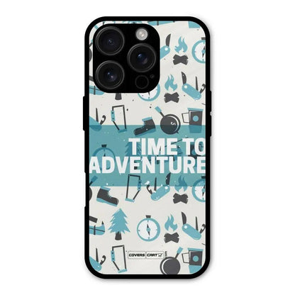 Time To Adventure Blazing Blue Shockproof Hybrid Protection (Metal + TPU) Back Case Cover CoversCart