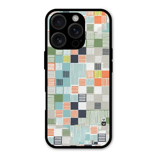 Tiny Boxes Stripes Shockproof Hybrid Protection (Metal + TPU) Back Case Cover CoversCart