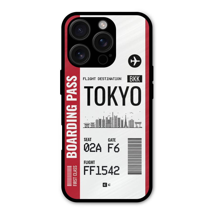 Tokyo Boarding Pass Shockproof Hybrid Protection (Metal + TPU) Back Case Cover