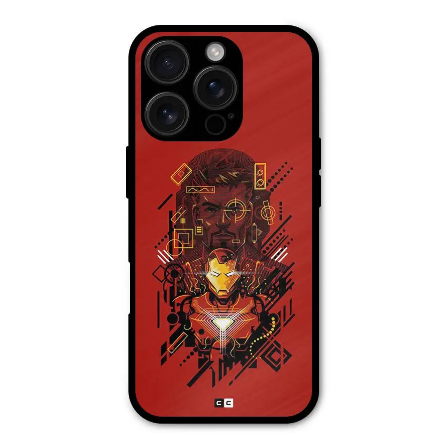 Tony Stark Shockproof Hybrid Protection (Metal + TPU) Back Case Cover CoversCart