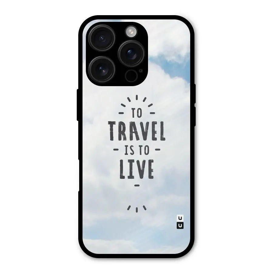 Travel is Life Shockproof Hybrid Protection (Metal + TPU) Back Case Cover CoversCart