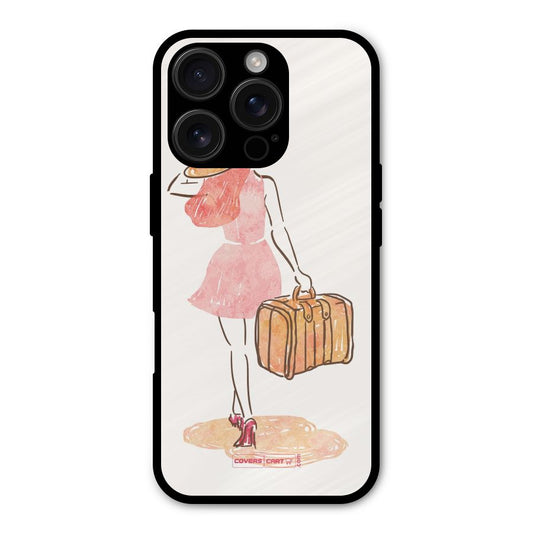 Travel Girl Shockproof Hybrid Protection (Metal + TPU) Back Case Cover