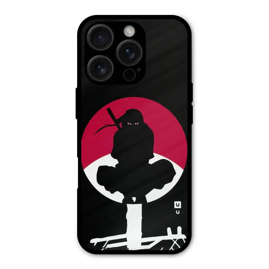 Uchiha Itachi Minimalist Shockproof Hybrid Protection (Metal + TPU) Back Case Cover CoversCart