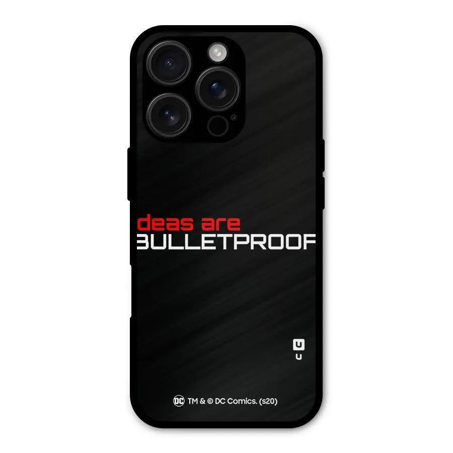 Vendetta Ideas are Bulletproof Shockproof Hybrid Protection (Metal + TPU) Back Case Cover CoversCart