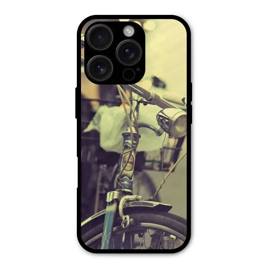 Vintage Bicycle Shockproof Hybrid Protection (Metal + TPU) Back Case Cover CoversCart