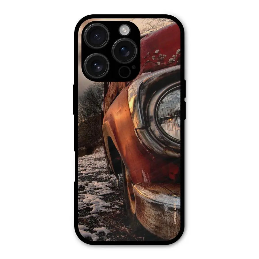 Vintage Car Headlight Shockproof Hybrid Protection (Metal + TPU) Back Case Cover CoversCart