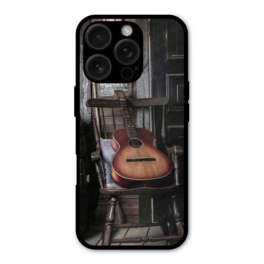 Vintage Chair Guitar Shockproof Hybrid Protection (Metal + TPU) Back Case Cover CoversCart