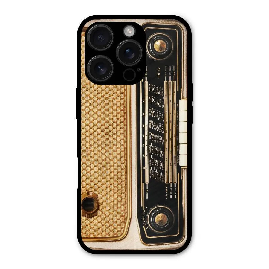 Vintage Radio Shockproof Hybrid Protection (Metal + TPU) Back Case Cover CoversCart