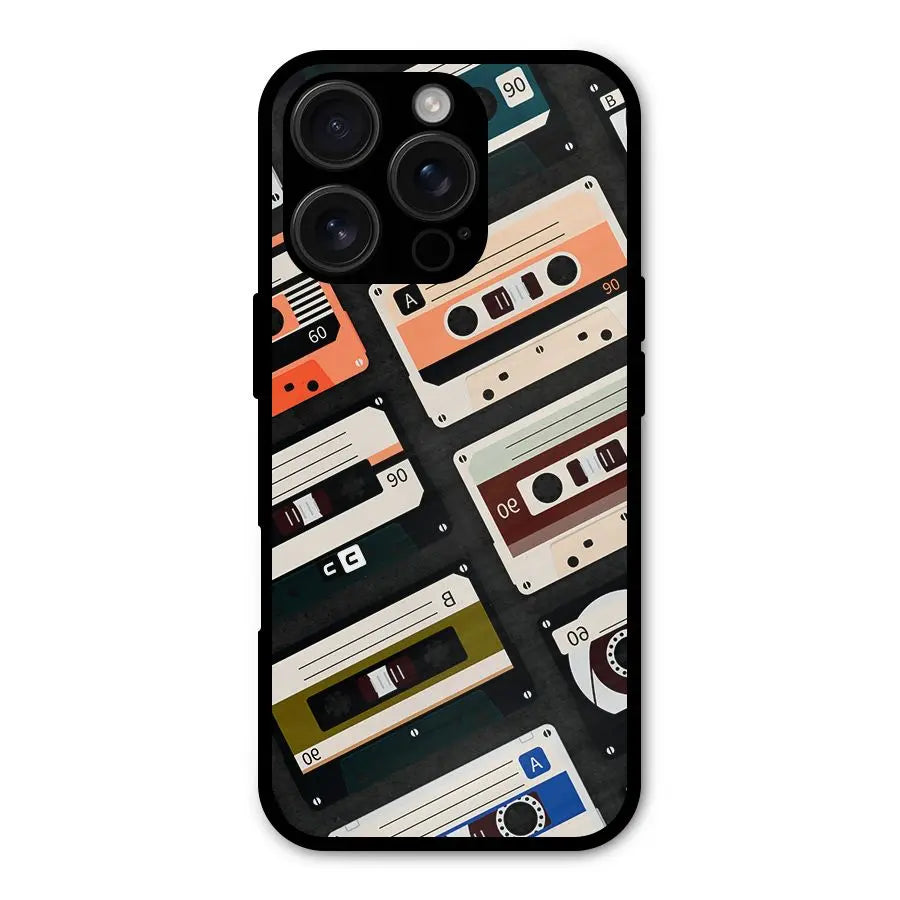 Vintage Retro Cassettes Shockproof Hybrid Protection (Metal + TPU) Back Case Cover CoversCart