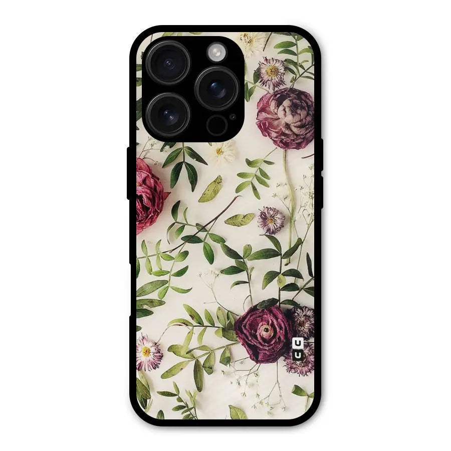 Vintage Rust Floral Shockproof Hybrid Protection (Metal + TPU) Back Case Cover CoversCart