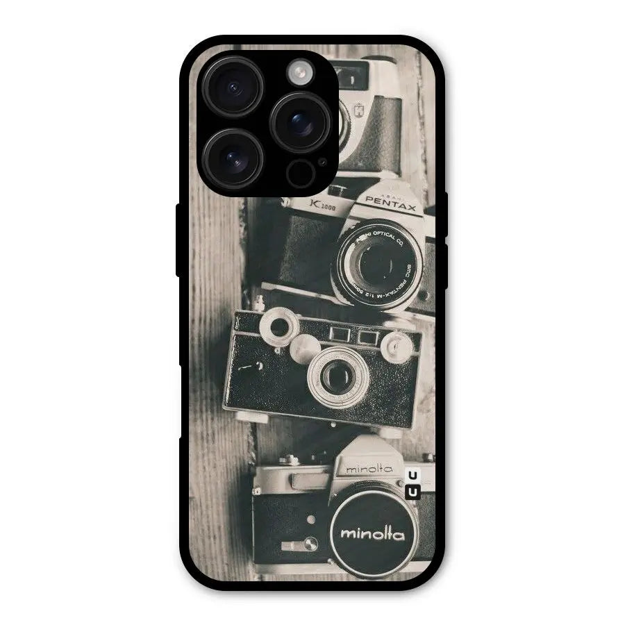 Vintage Style Shutter Shockproof Hybrid Protection (Metal + TPU) Back Case Cover CoversCart