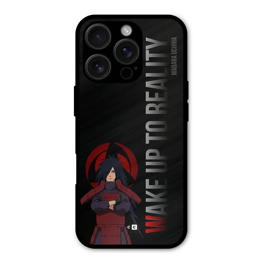 Wake Up Madara Uchiha Shockproof Hybrid Protection (Metal + TPU) Back Case Cover CoversCart