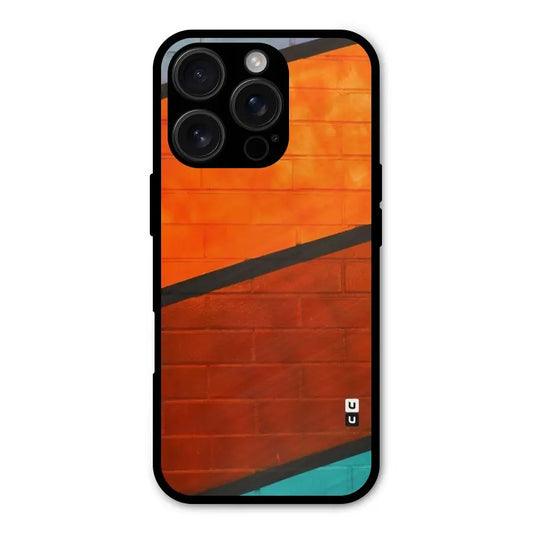 Wall Diagonal Stripes Shockproof Hybrid Protection (Metal + TPU) Back Case Cover CoversCart