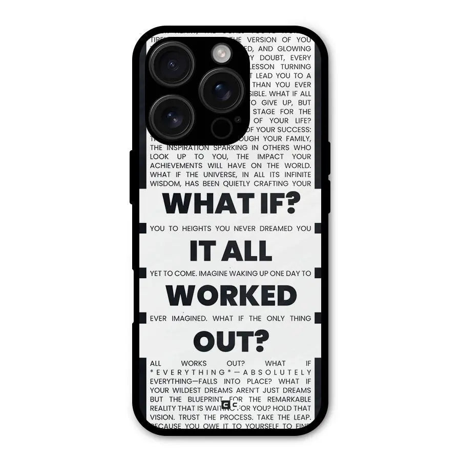 What If Shockproof Hybrid Protection (Metal + TPU) Back Case Cover CoversCart