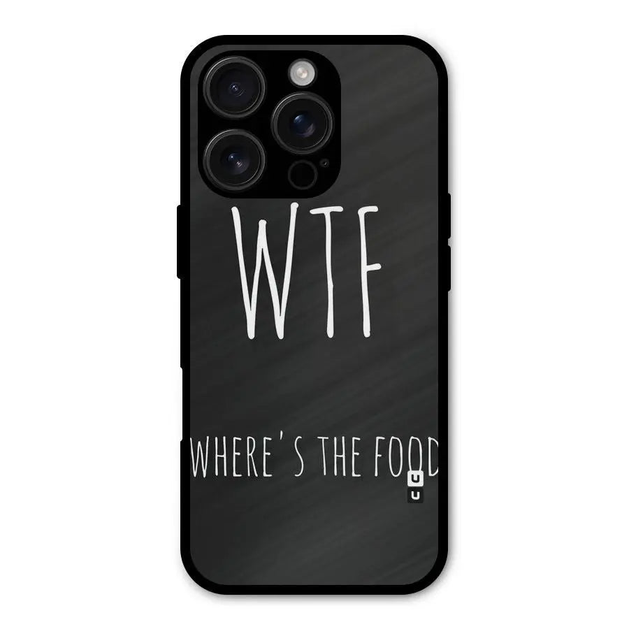 Where The Food Shockproof Hybrid Protection (Metal + TPU) Back Case Cover CoversCart