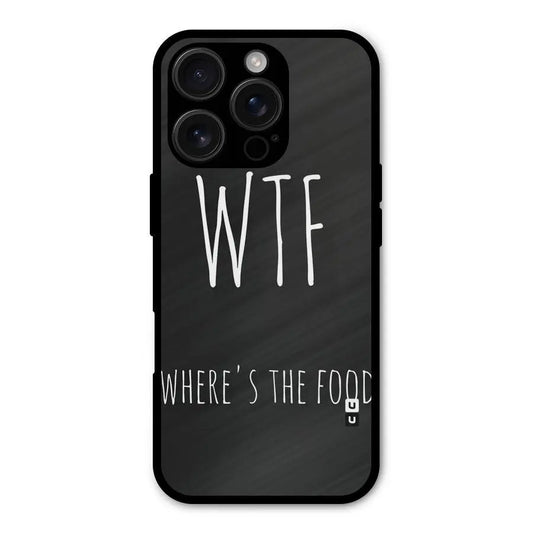 Where The Food Shockproof Hybrid Protection (Metal + TPU) Back Case Cover CoversCart