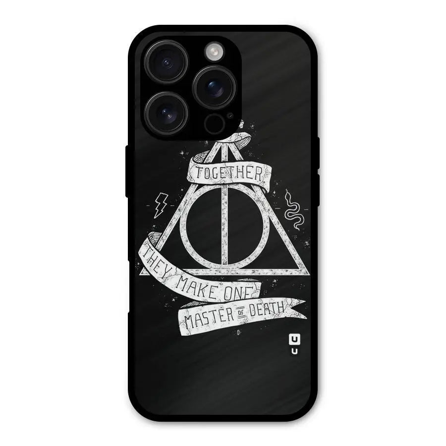 White Ribbon Shockproof Hybrid Protection (Metal + TPU) Back Case Cover CoversCart