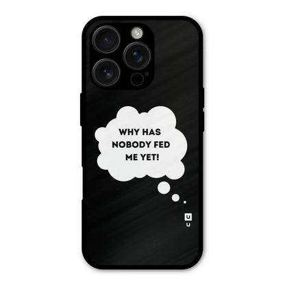 Why No Food Yet Shockproof Hybrid Protection (Metal + TPU) Back Case Cover CoversCart