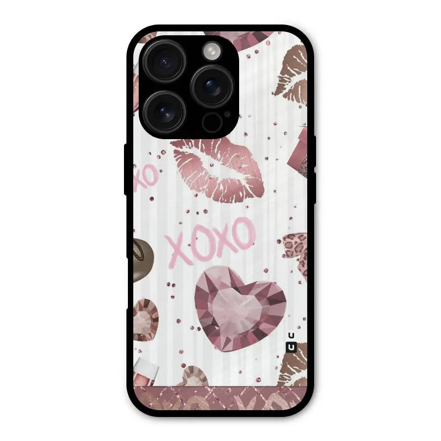 Wine Lip xoxo Shockproof Hybrid Protection (Metal + TPU) Back Case Cover CoversCart
