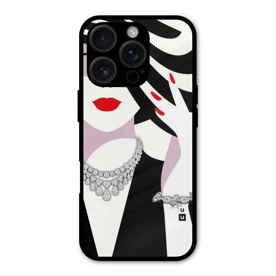 Women Beauty Shockproof Hybrid Protection (Metal + TPU) Back Case Cover CoversCart