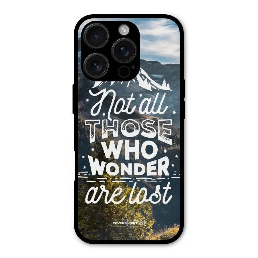 Wonder Lost Shockproof Hybrid Protection (Metal + TPU) Back Case Cover CoversCart