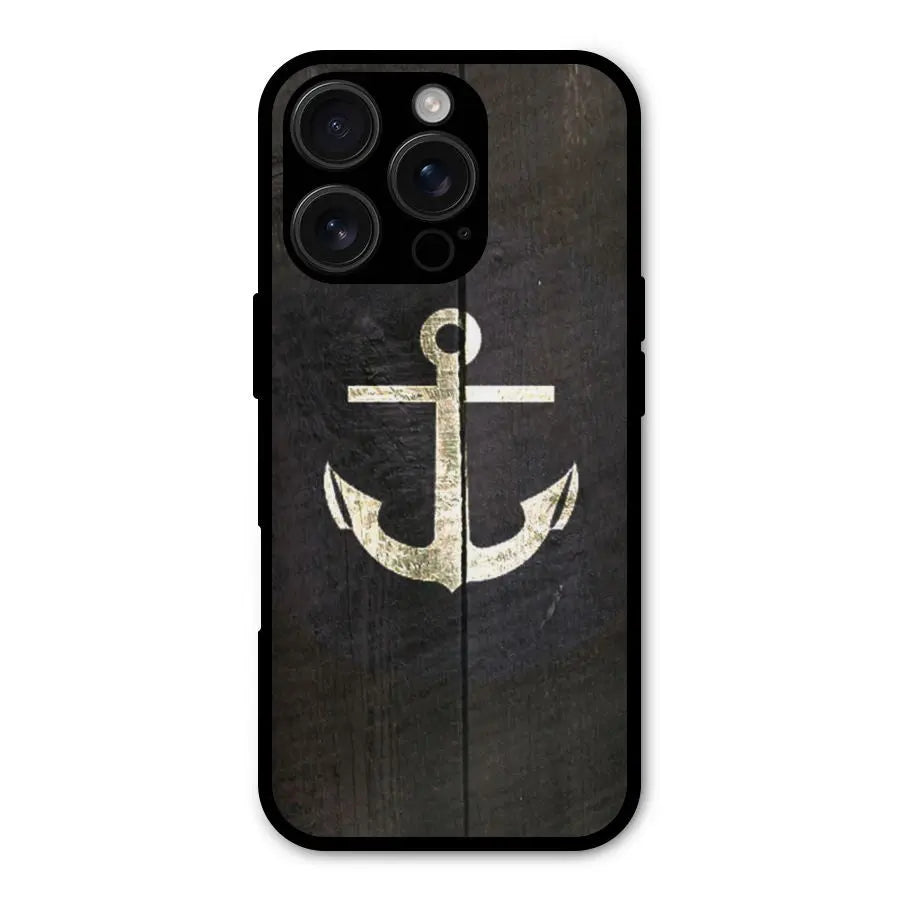 Wood Anchor Shockproof Hybrid Protection (Metal + TPU) Back Case Cover CoversCart