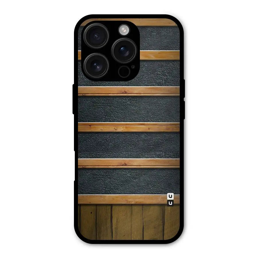 Wood Design Shockproof Hybrid Protection (Metal + TPU) Back Case Cover CoversCart