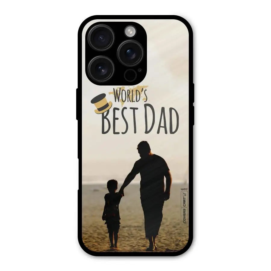 Worlds Best Dad Shockproof Hybrid Protection (Metal + TPU) Back Case Cover CoversCart